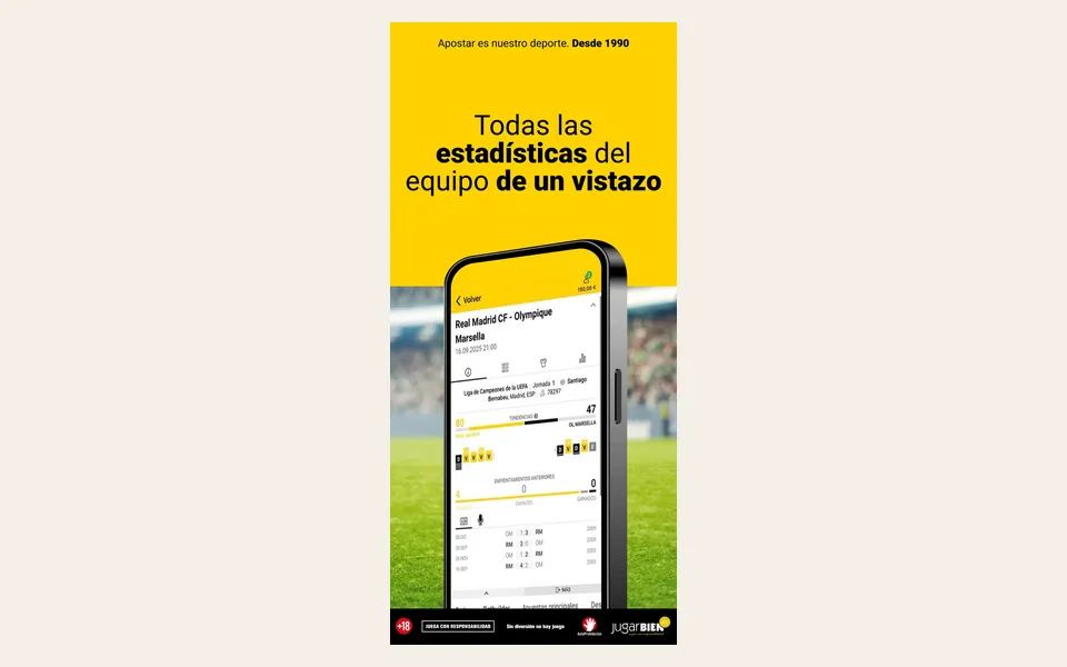 App de Interwetten en la App Store de España: estadísticas de equipo